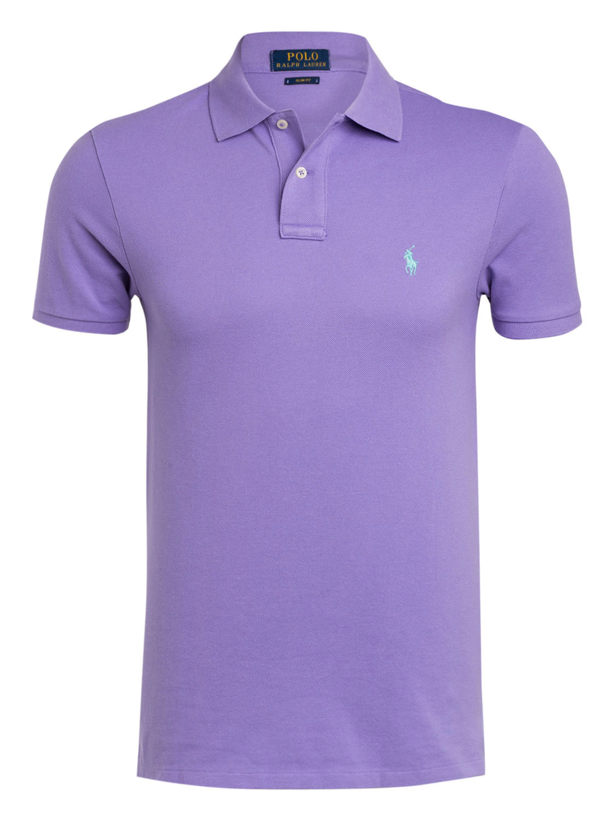 POLO RALPH LAUREN Piqué-Poloshirt Slim Fit – HELLLILA