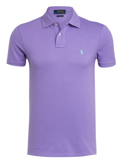 POLO RALPH LAUREN Piqué-Poloshirt Slim Fit – HELLLILA