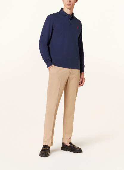 POLO RALPH LAUREN Piqué-Poloshirt Custom Slim Fit – BLAU (2)