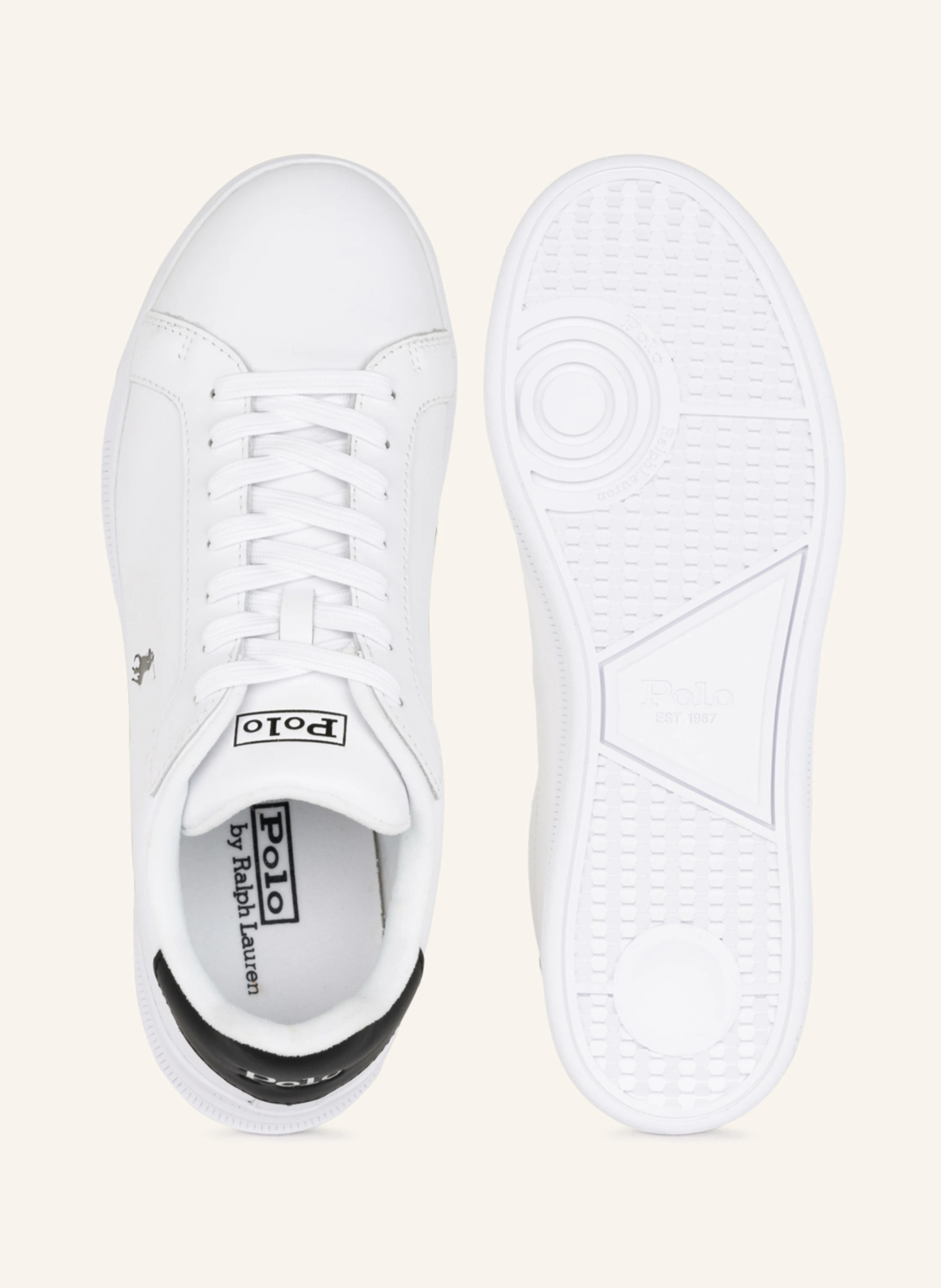 POLO RALPH LAUREN Sneaker – WEISS / SCHWARZ