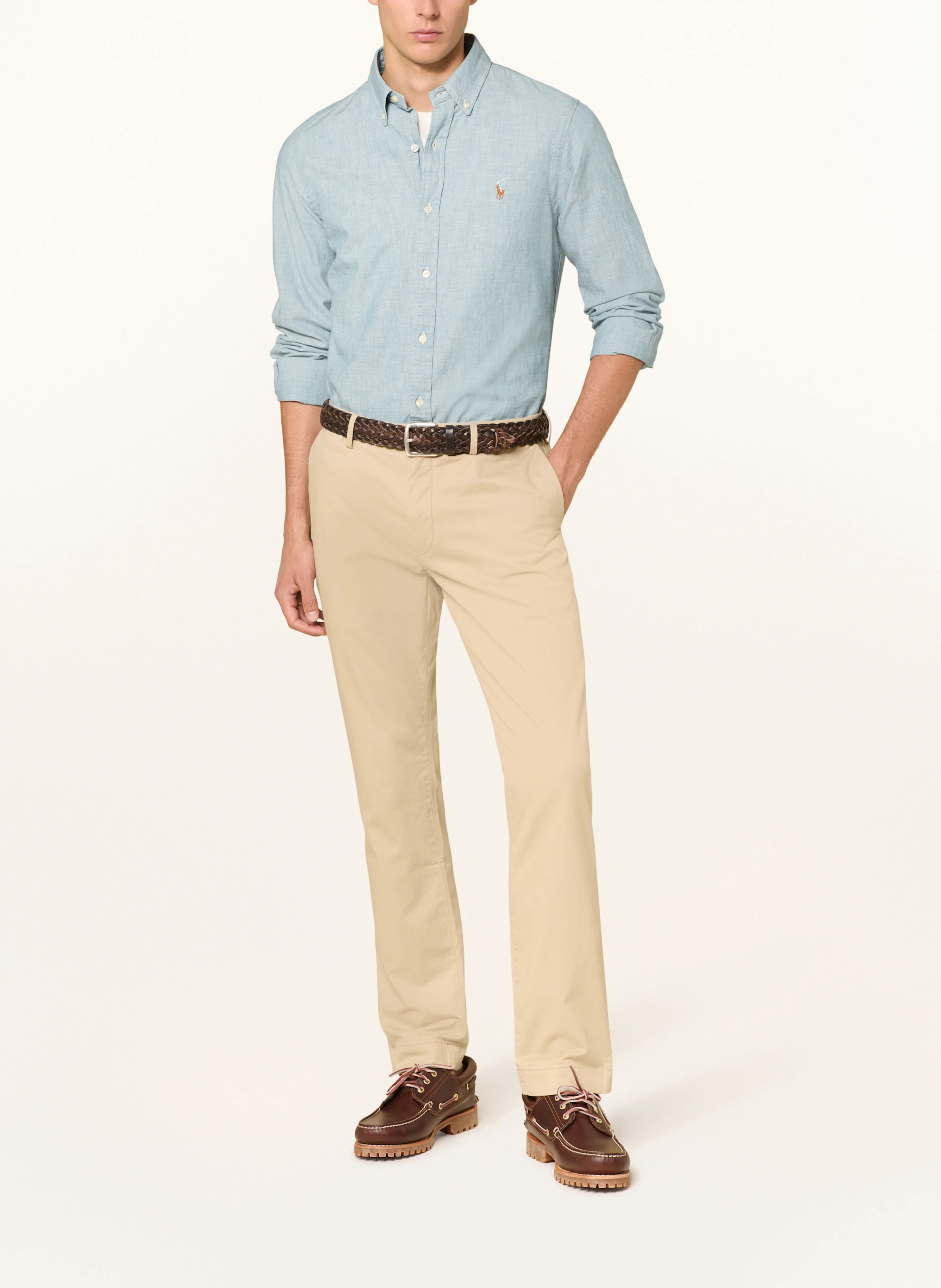 POLO RALPH LAUREN Jeanshemd Slim Fit – HELLBLAU