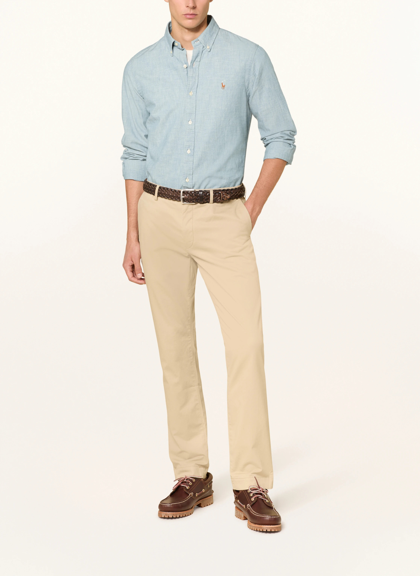 POLO RALPH LAUREN Jeanshemd Slim Fit – HELLBLAU