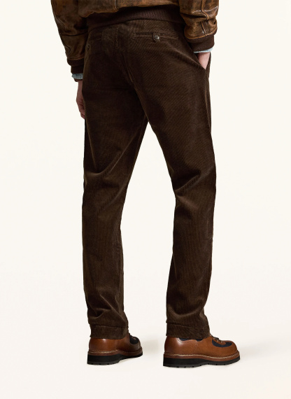POLO RALPH LAUREN Cordchino Stretch Straight Fit – DUNKELBRAUN