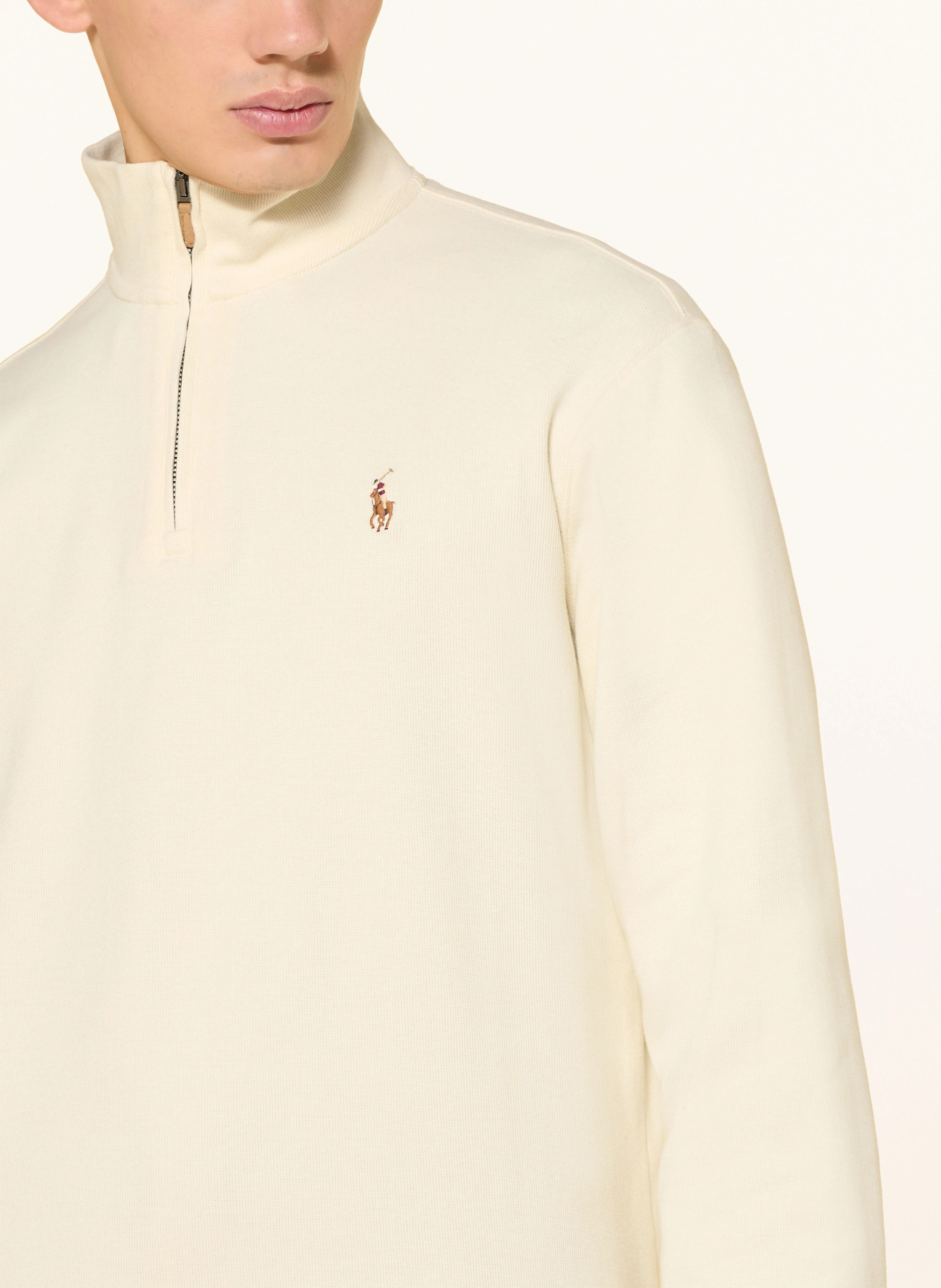 POLO RALPH LAUREN Sweat-Troyer – CREME