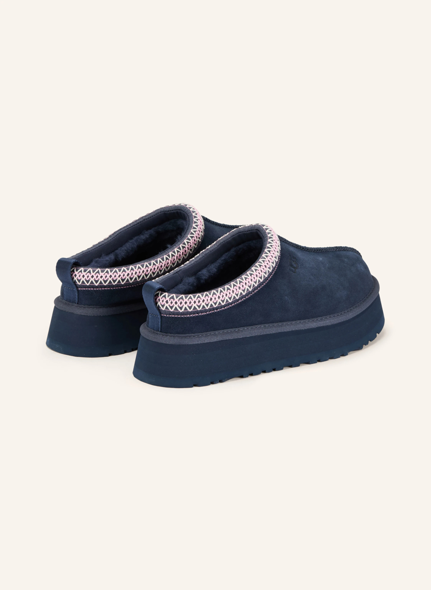 UGG Plateau-Pantoletten TAZZ – DUNKELBLAU / ROSA