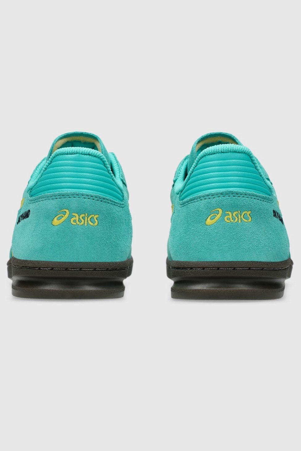 ASICS Skyhand OG Suede Sportstyle Sneakers - Waterfall/Lemon Spark
