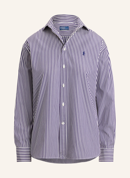 POLO RALPH LAUREN Hemdbluse – DUNKELBLAU / WEISS