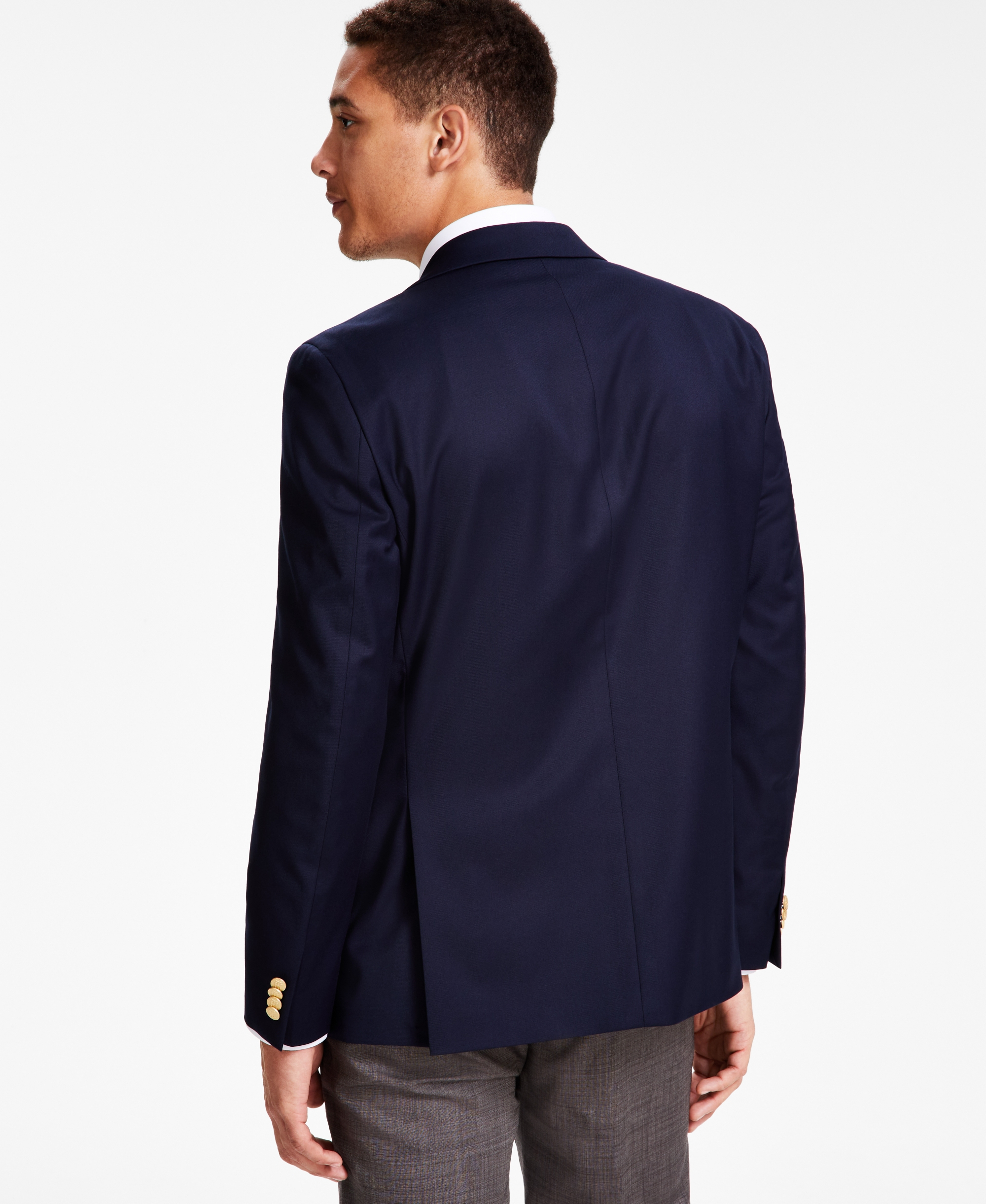Tommy Hilfiger Men's Modern-Fit Solid Navy Blazer - Navy