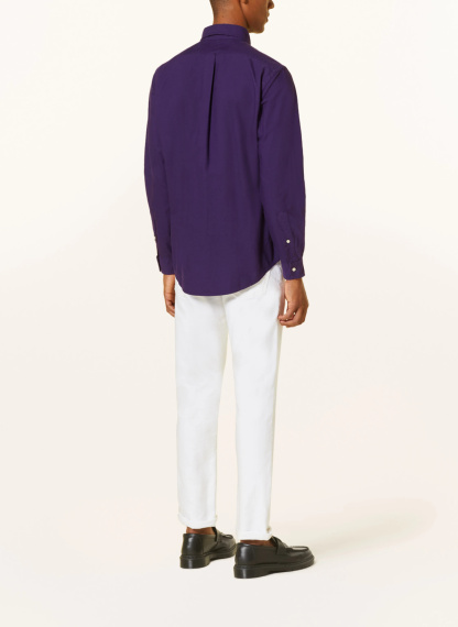 POLO RALPH LAUREN Oxfordhemd Custom Fit – DUNKELLILA