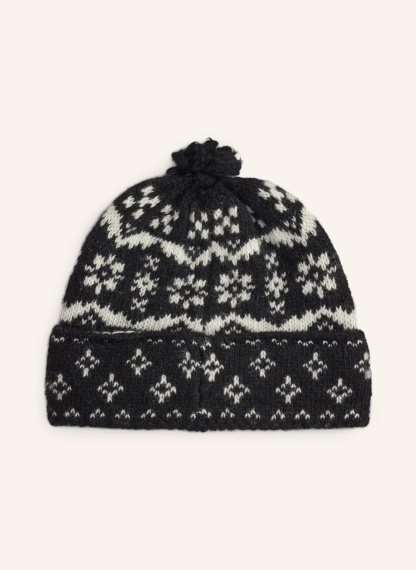 POLO RALPH LAUREN Mütze – SCHWARZ / CREME
