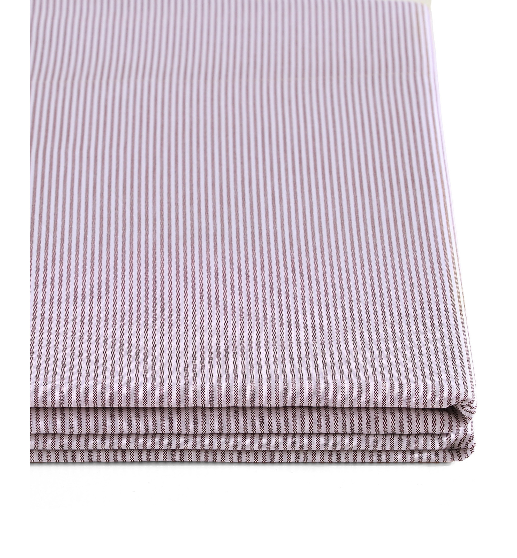 Tommy Hilfiger Printed 200-Thread Count Cotton Percale Sheet Set - Ithaca Stripe Dark Red