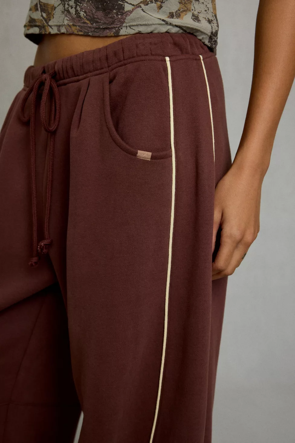 Out From Under Essential Barrel Leg 2.0 Sweatpants - Chocolate