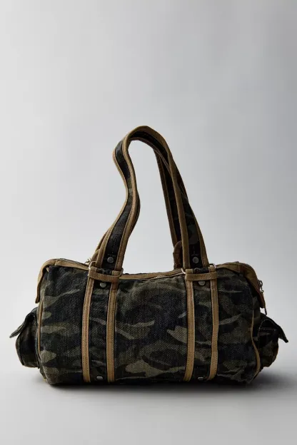 BDG Mixed Medium Charm Shoulder Bag - Camo