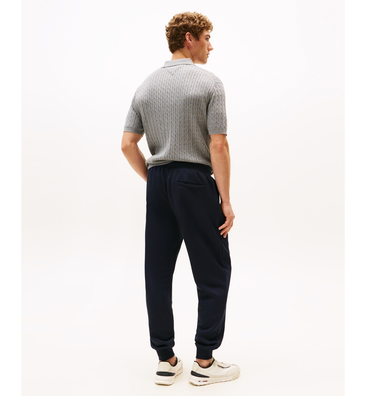 Tommy Hilfiger Men's Flag Logo Sweatpants - Desert Sky