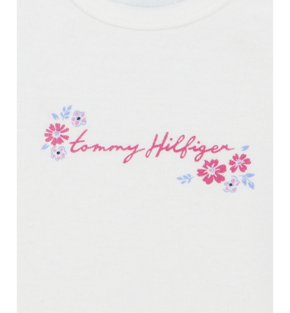 Tommy Hilfiger Baby Girls' Short-Sleeve Bodysuits, 4-Pack - Pink
