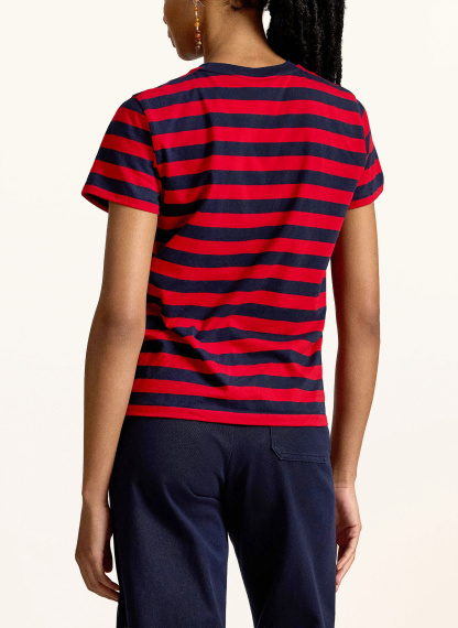 POLO RALPH LAUREN T-Shirt – ROT / DUNKELBLAU