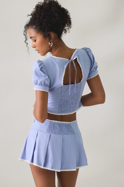 Kimchi Blue Daniella Mini Skort 2-Piece Set - Lavender