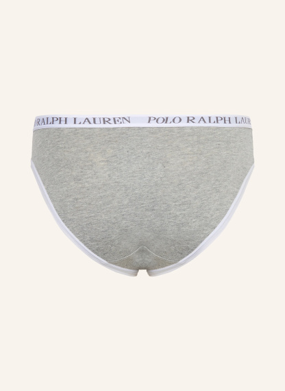 POLO RALPH LAUREN 3er-Pack Slips – WEISS / GRAU / SCHWARZ