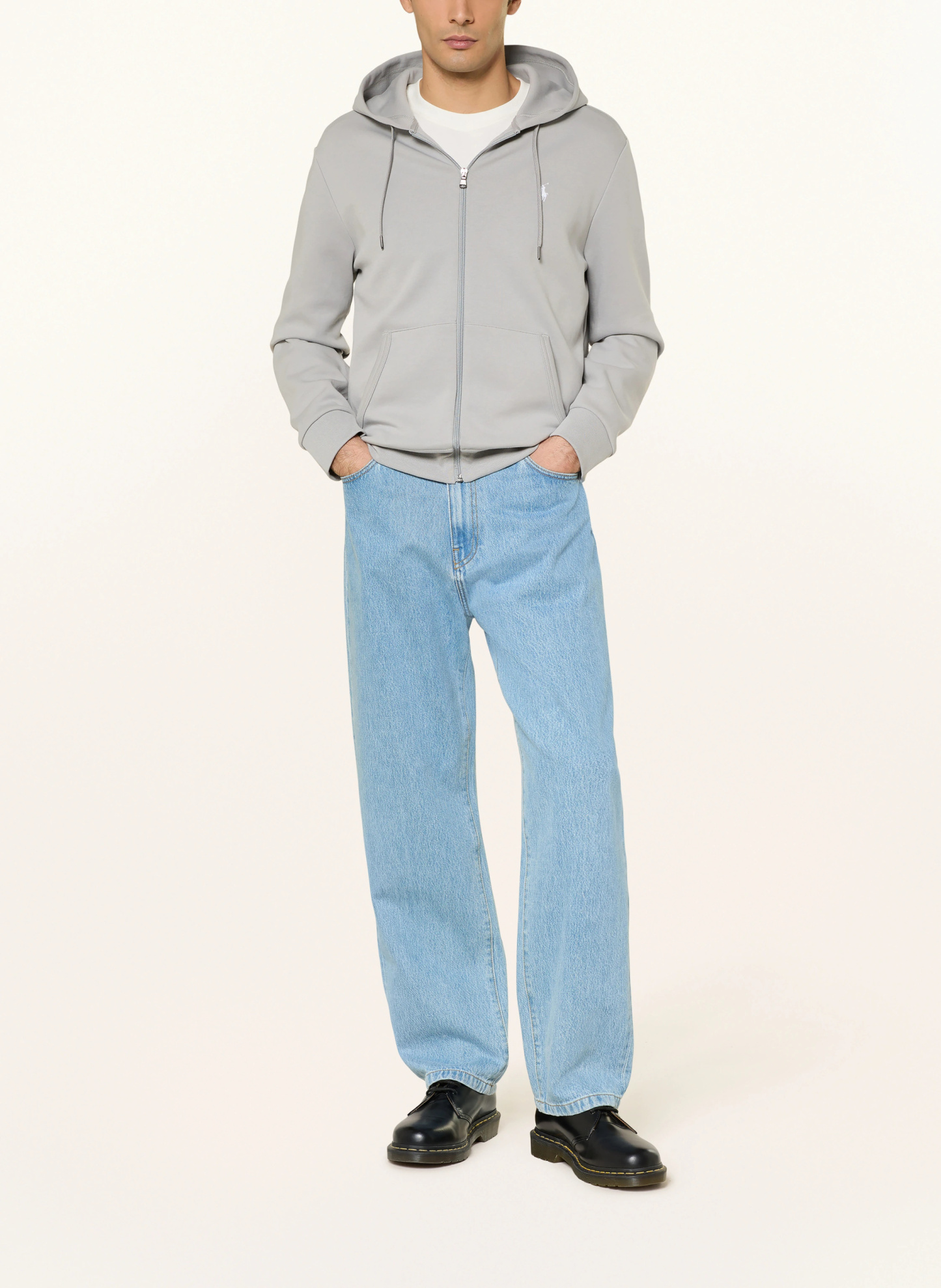POLO RALPH LAUREN Sweatjacke – HELLGRAU