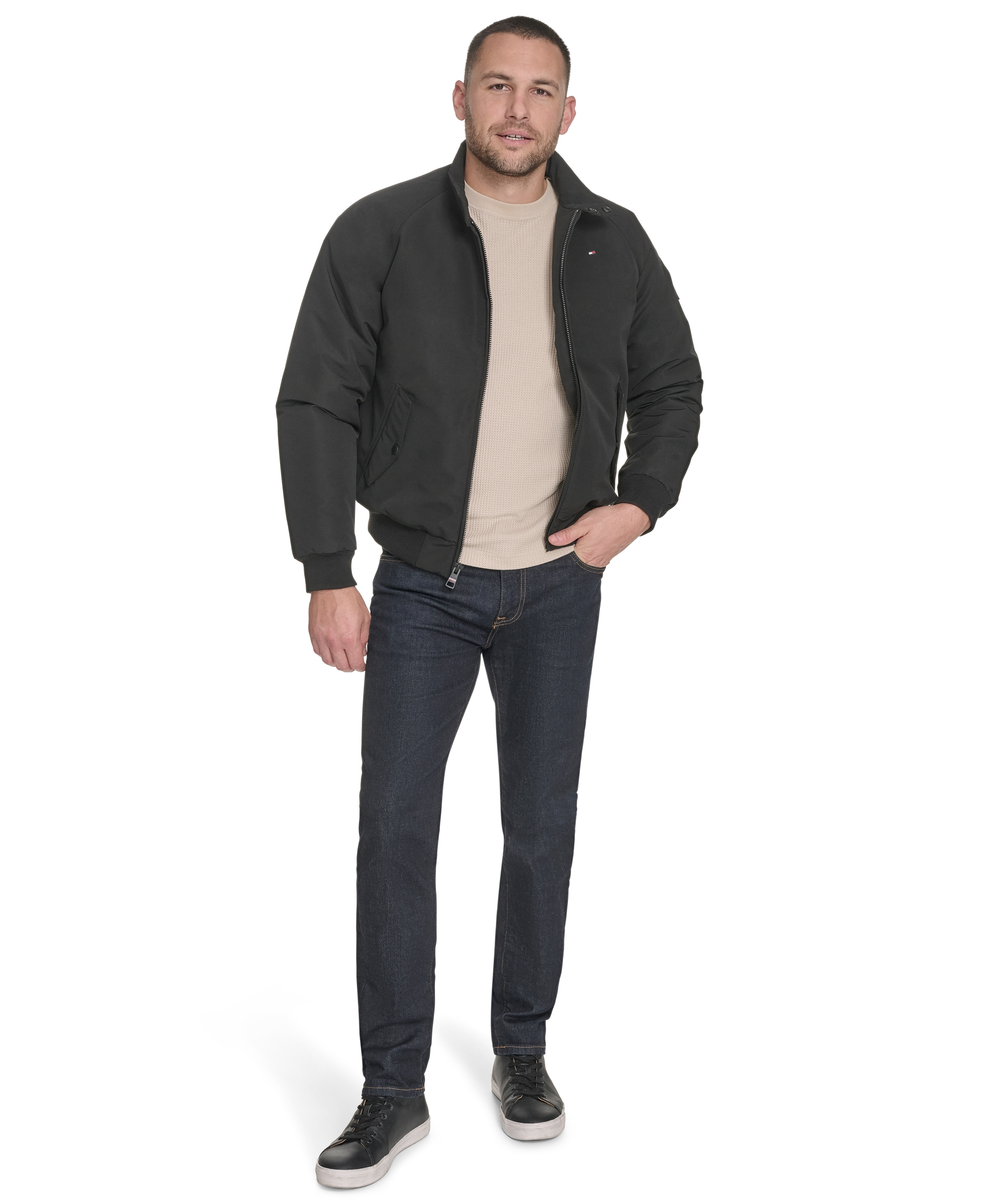 Tommy Hilfiger Men's New Modern Bomber - Black