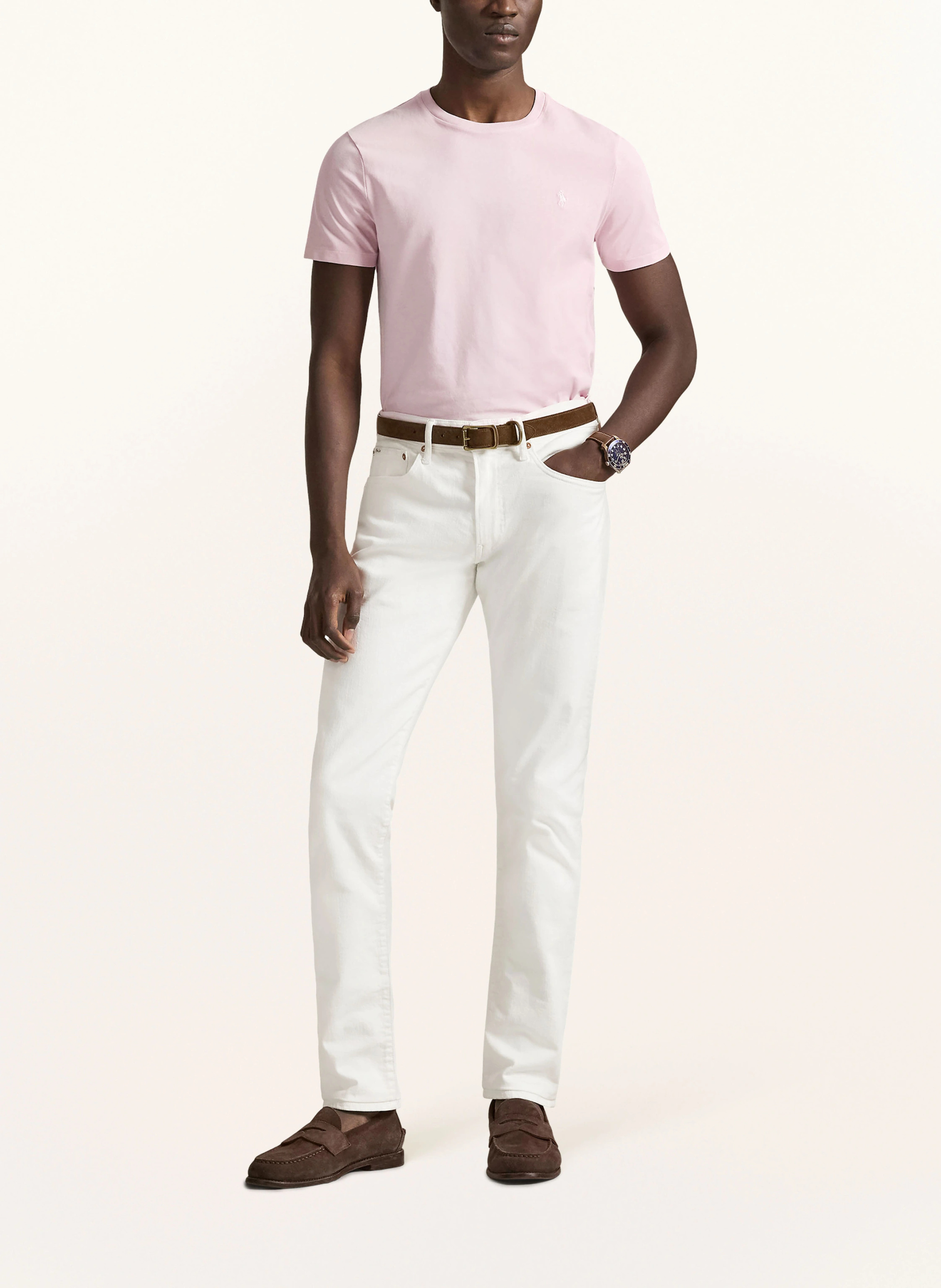 POLO RALPH LAUREN T-Shirt – ROSA / WEISS