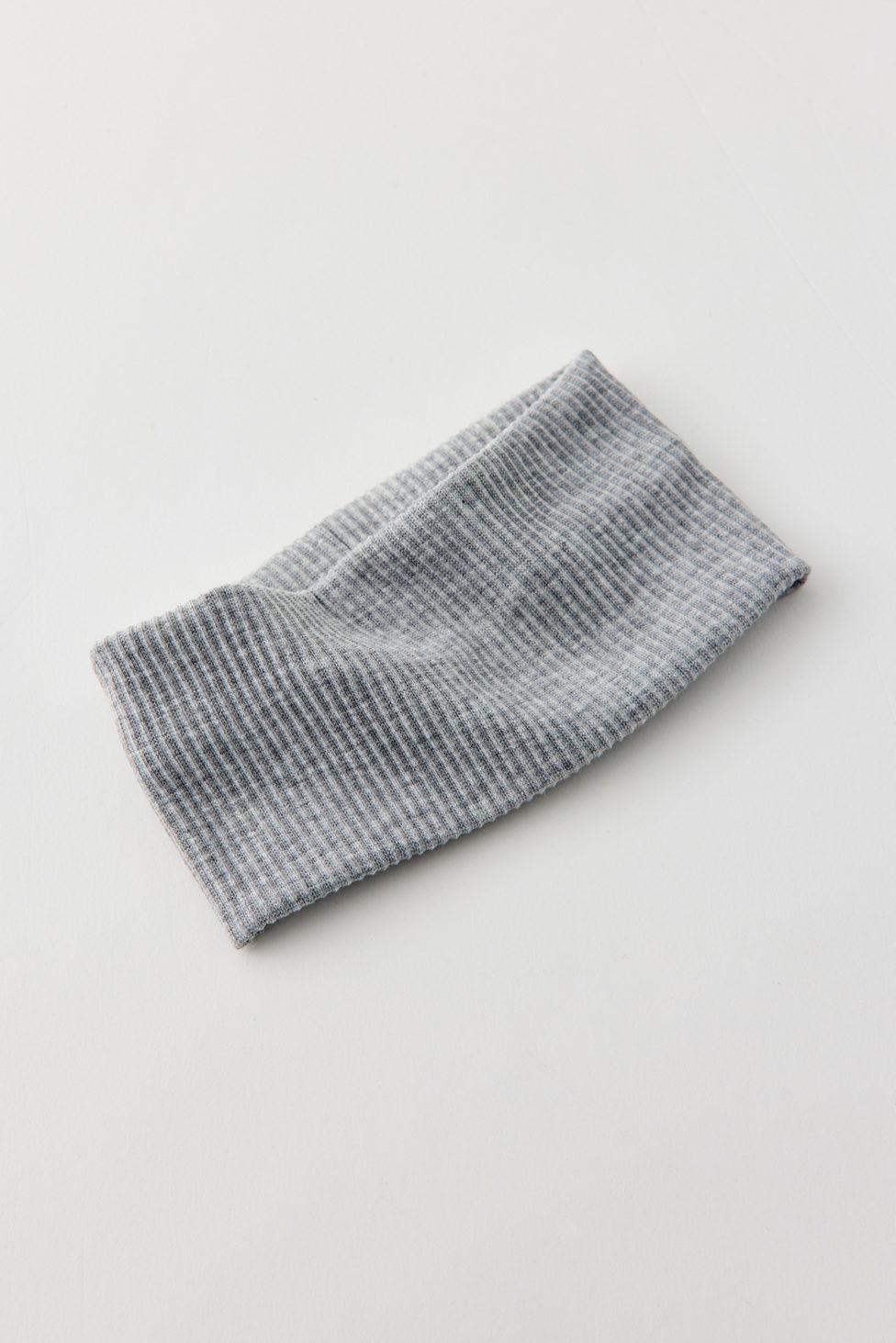 Ribbed Soft Headband - Heather Grey
