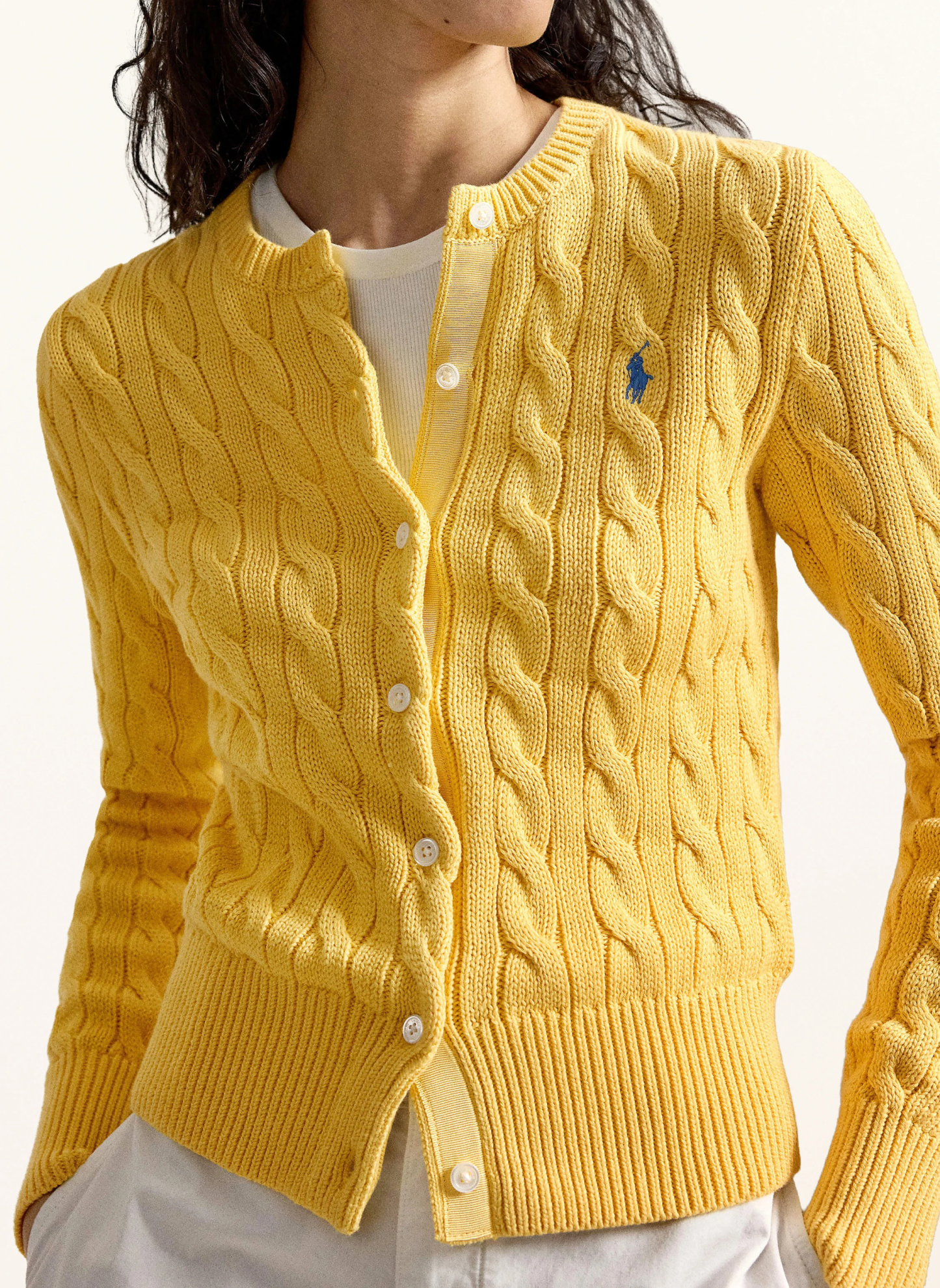 POLO RALPH LAUREN Strickjacke – GELB