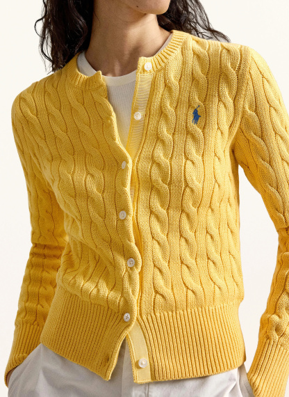 POLO RALPH LAUREN Strickjacke – GELB