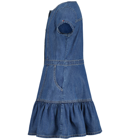 Tommy Hilfiger Girls' 4-16 Denim Short-Sleeve Dress - Dekalb Wash