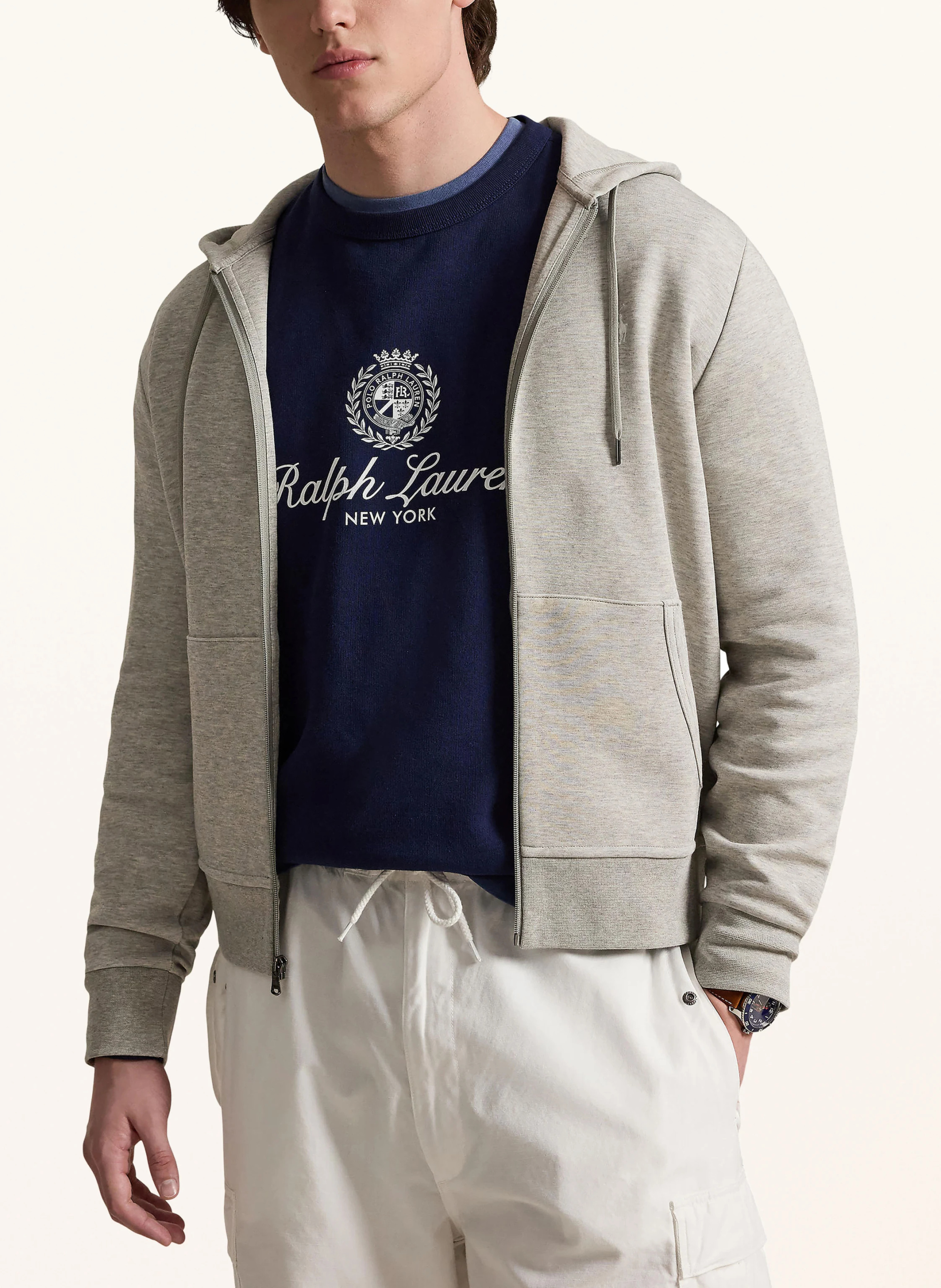 POLO RALPH LAUREN Sweatjacke – GRAU