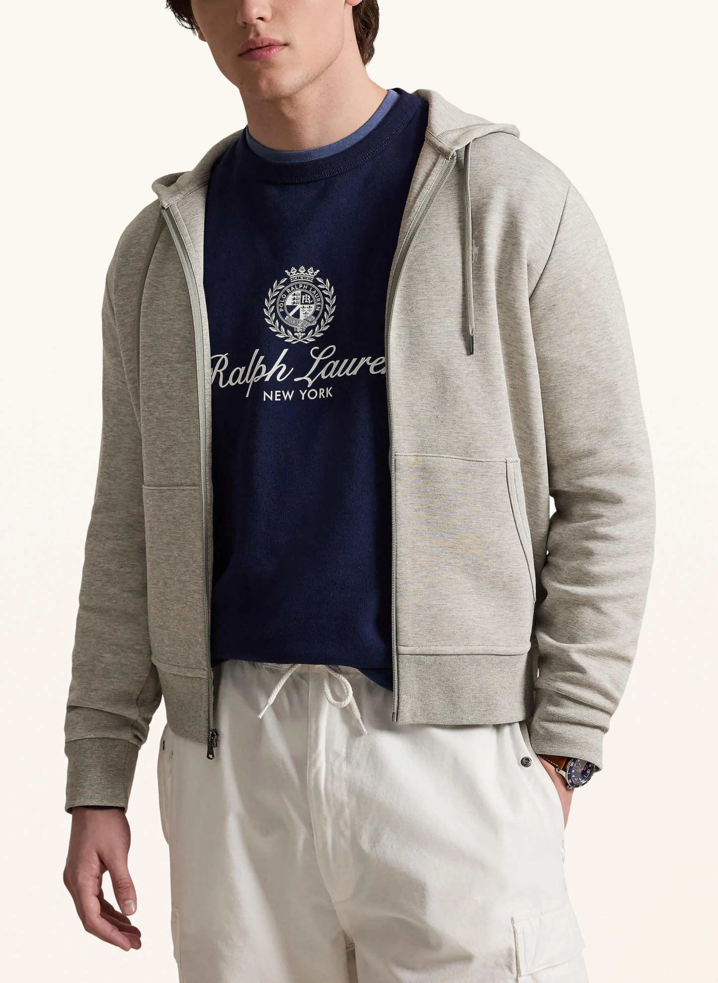 POLO RALPH LAUREN Sweatjacke – GRAU