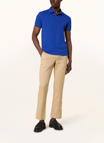 POLO RALPH LAUREN Piqué-Poloshirt Custom Slim Fit – BLAU