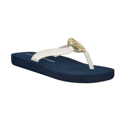 Tommy Hilfiger Women's Crelina Logo Flip Flop Sandals - White