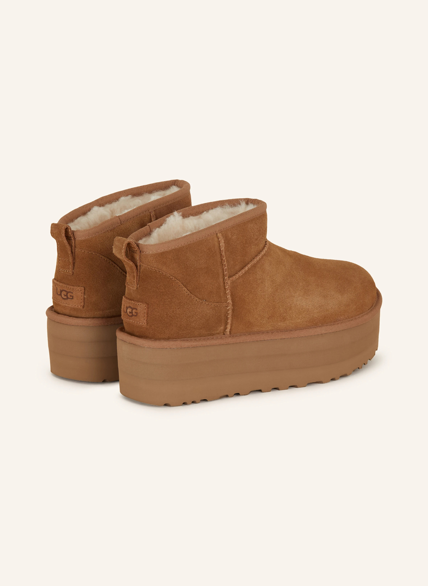 UGG Plateau-Boots CLASSIC ULTRA MINI PLATFORM – COGNAC