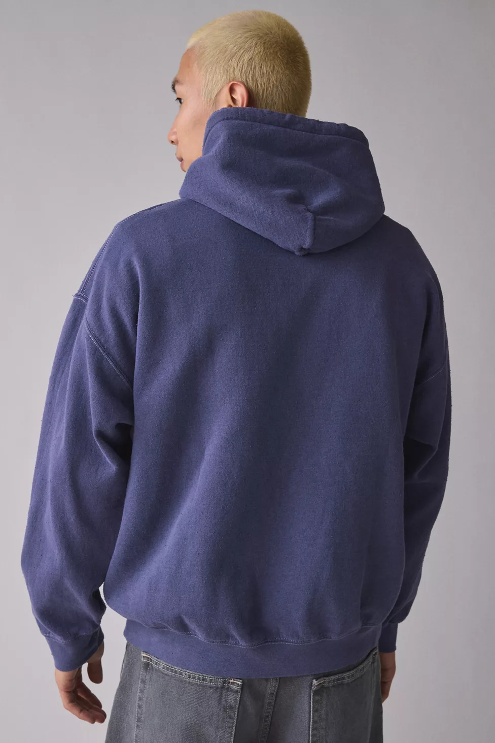 iets frans… Embroidered Sports Logo Hoodie Sweatshirt - Navy