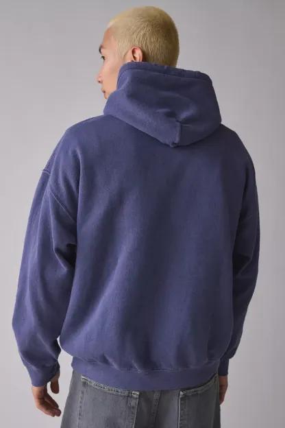 iets frans… Embroidered Sports Logo Hoodie Sweatshirt - Navy