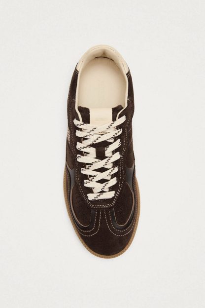 ALOHAS tb. 490 Leather Sneakers - Chocolate Cream