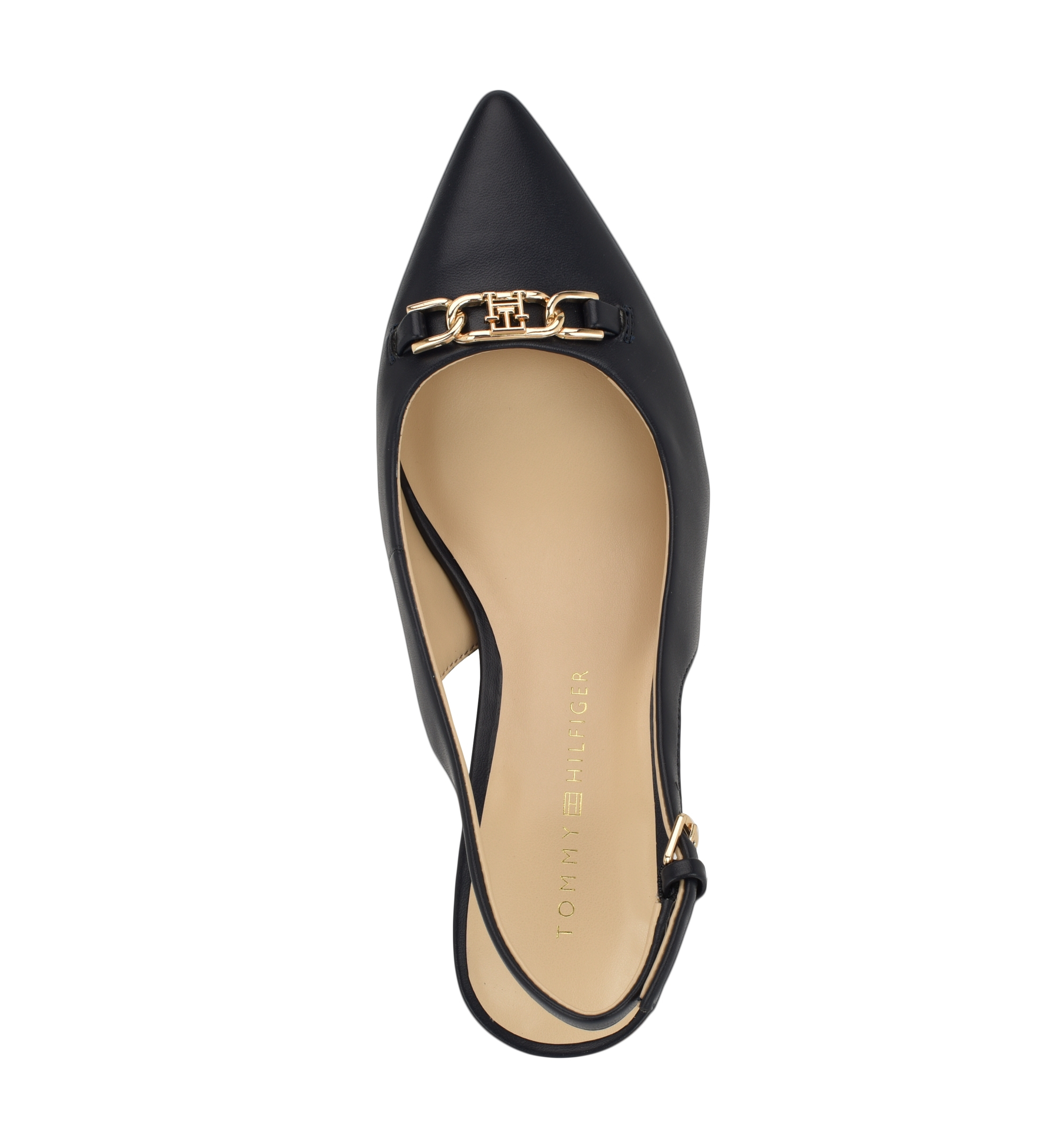 Tommy Hilfiger Women's Tienna Kitten Heel Slingback Pump - Dark Blue