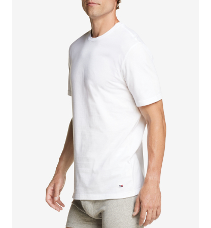 Tommy Hilfiger Men's 3-Pack Classic Cotton Undershirts - White