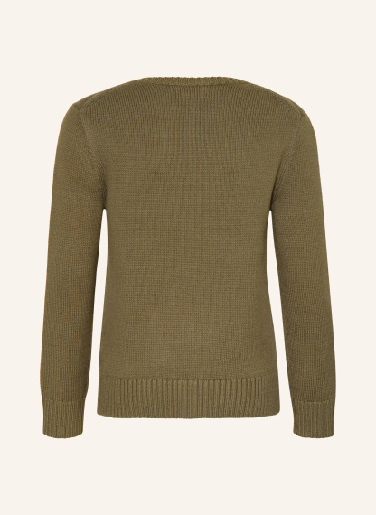POLO RALPH LAUREN Pullover – GRÜN / BRAUN / ORANGE