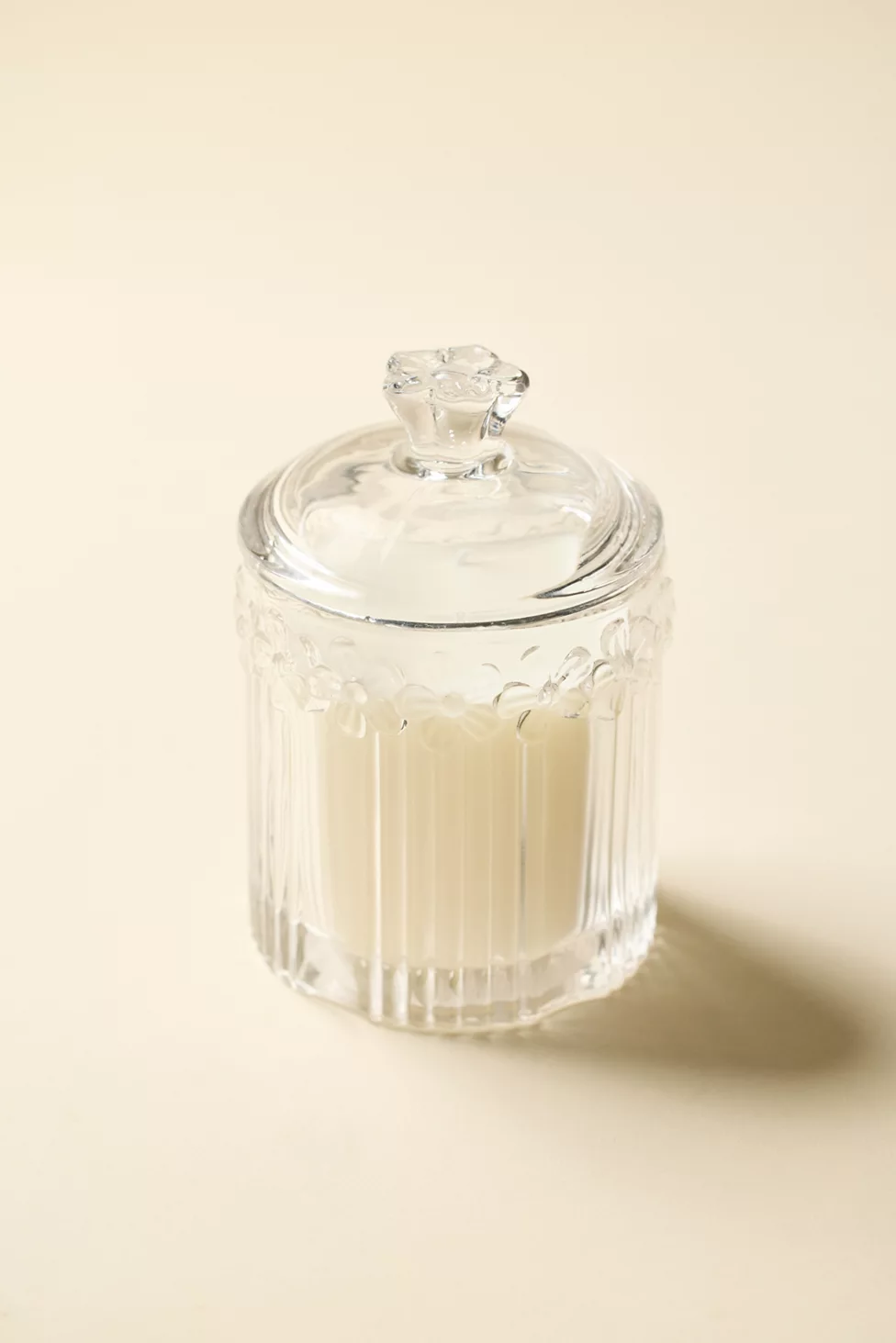 Glass Flower Jar 7 oz Scented Candle - Lucid Dreams