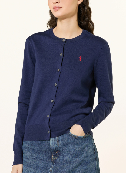 POLO RALPH LAUREN Strickjacke – DUNKELBLAU