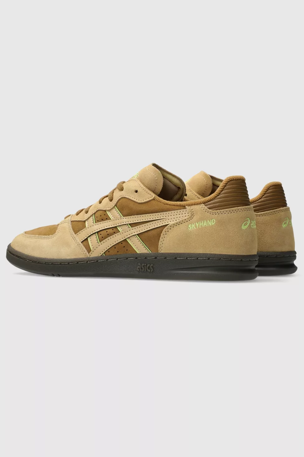 ASICS Skyhand OG Suede Sportstyle Sneakers - Walnut/Camel Beige