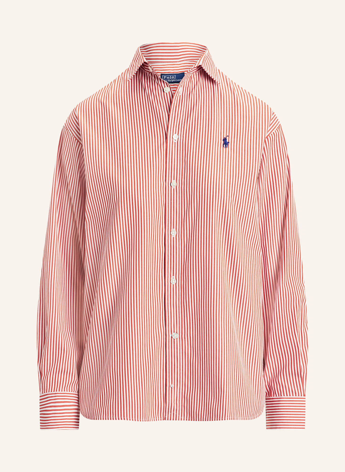 POLO RALPH LAUREN Hemdbluse – WEISS / ROT