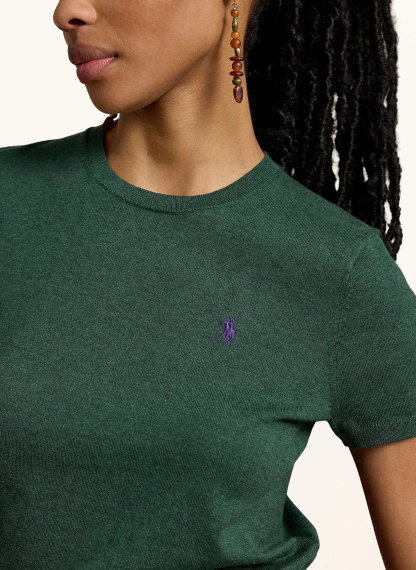 POLO RALPH LAUREN Strickshirt – DUNKELGRÜN