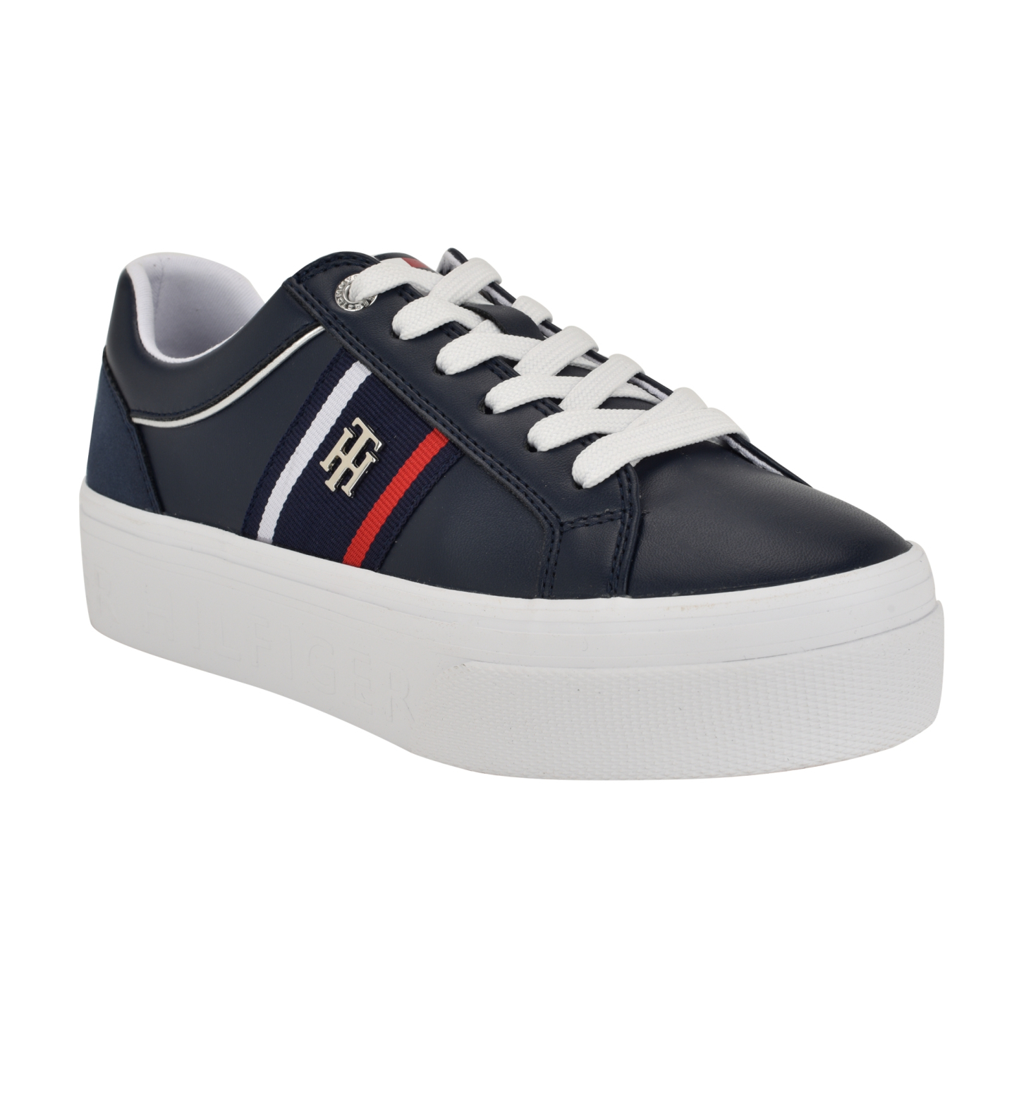 Tommy Hilfiger Women's Badria Logo Platform Sneakers - Dark Blue
