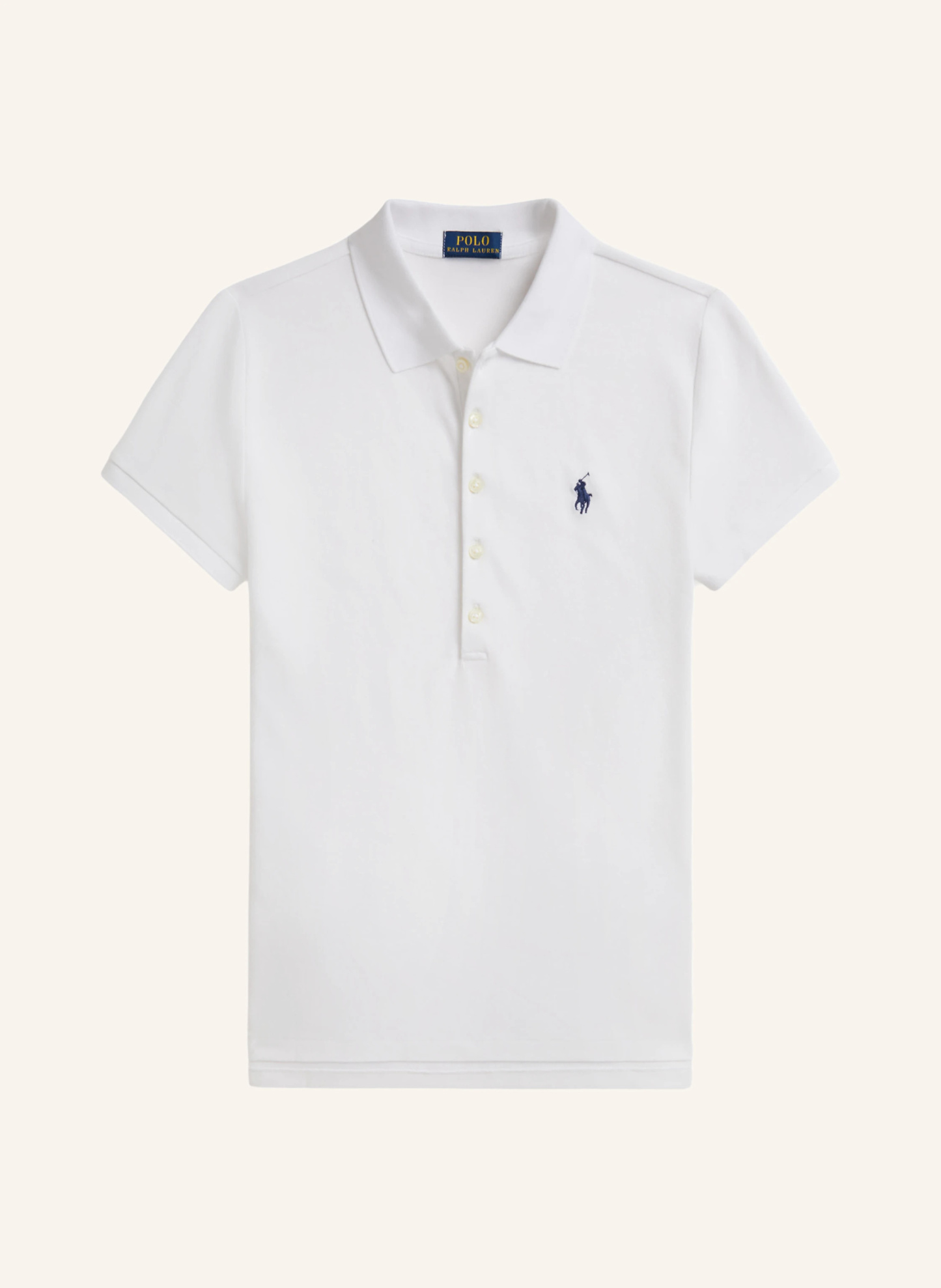 POLO RALPH LAUREN Piqué-Poloshirt – WEISS