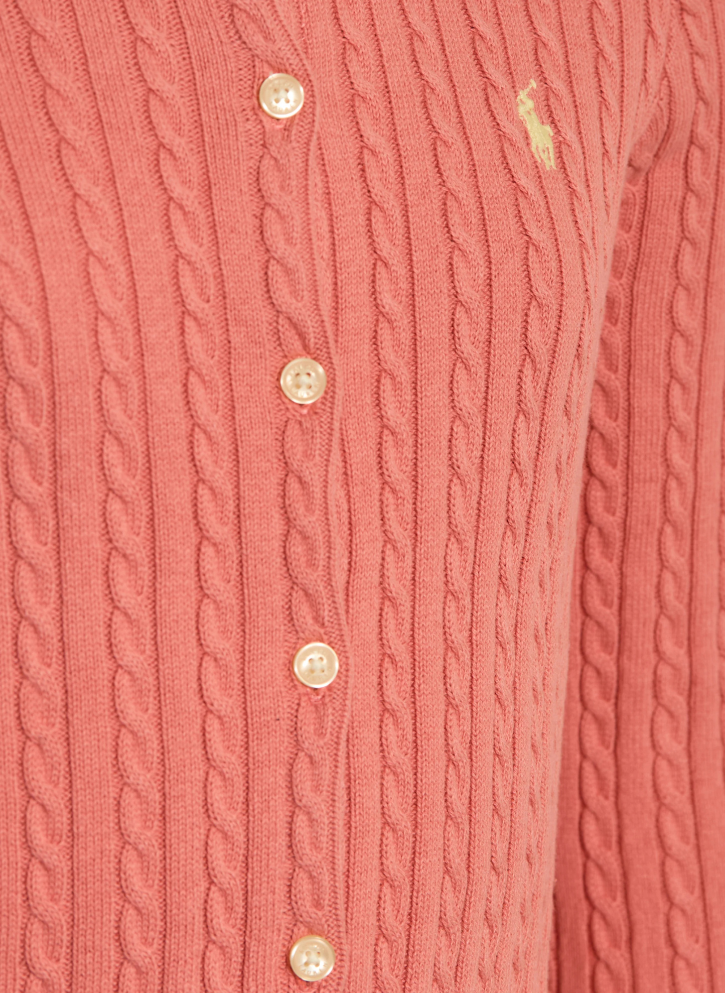 POLO RALPH LAUREN Strickjacke – LACHS