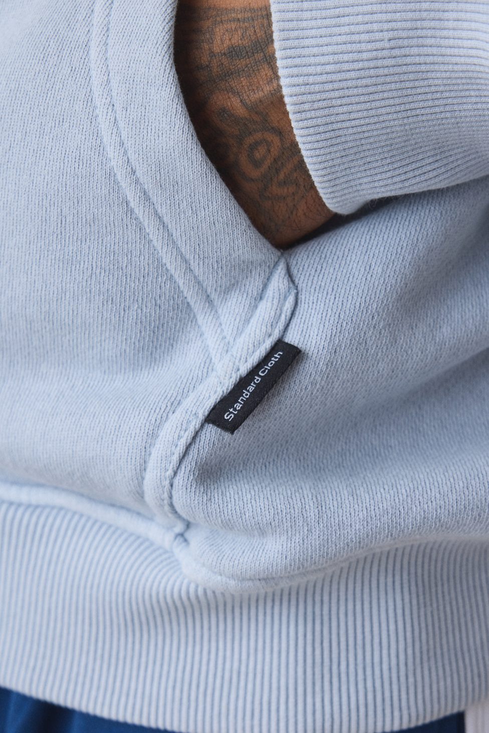 Standard Cloth Pregame Zip-Up Hoodie Sweatshirt - Blue