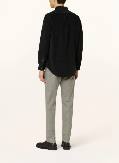 POLO RALPH LAUREN Cordhemd Custom Fit – SCHWARZ